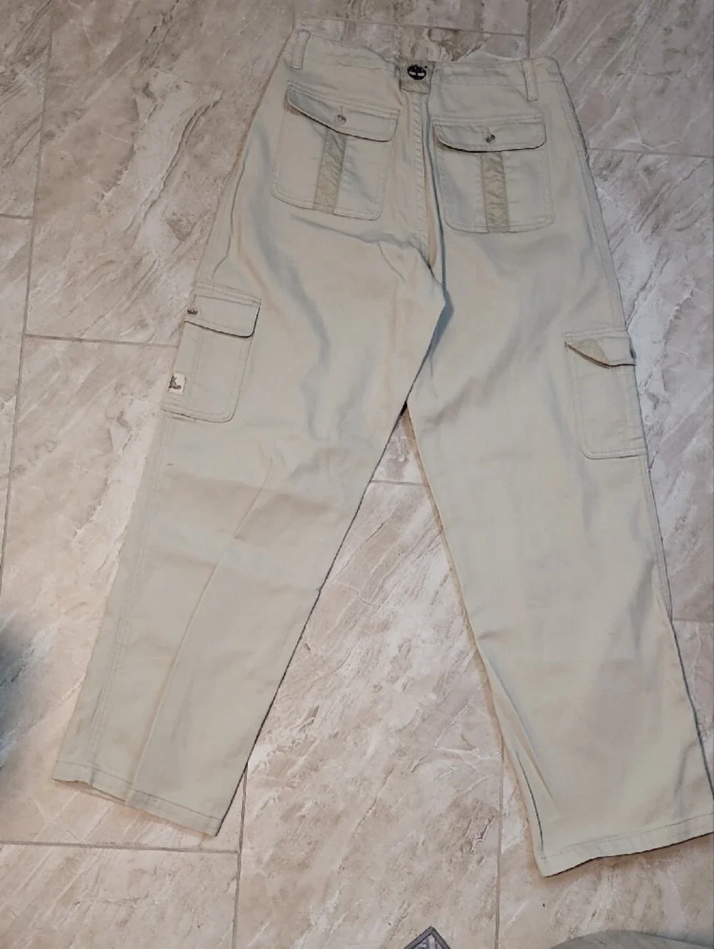 Timberland Boys Cargo Pants in Light Khaki